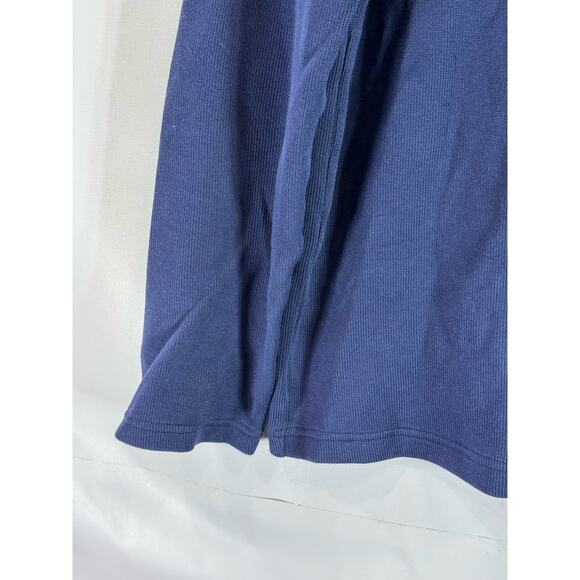 BANANA REPUBLIC Men's Navy Star Quarter-Zip Elbow-Patch Pullover Sweater SZ M - Picture 6 of 10